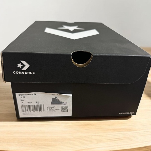 Converse Chuck Taylor All Star Sparkle, Big Kids Size 3.5 - Picture 8 of 9